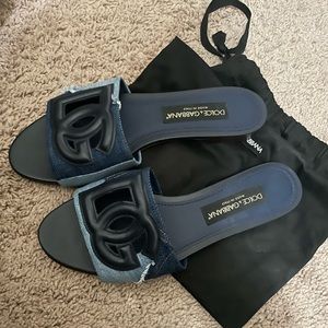 Dolce & Gabbana Denim Sandals